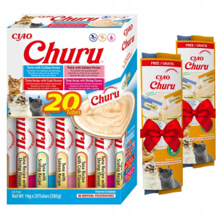 INABA CAT CHURU ODRODY TUNIAKA MORSKÉ FOOD 20x14g